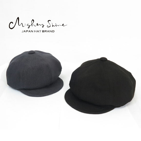 Mighty Shine マイティーシャイン HERRINGBONE LANA CASQUETTE ラナテック キャスケット 帽子 MS1244006【2025年春夏新作】