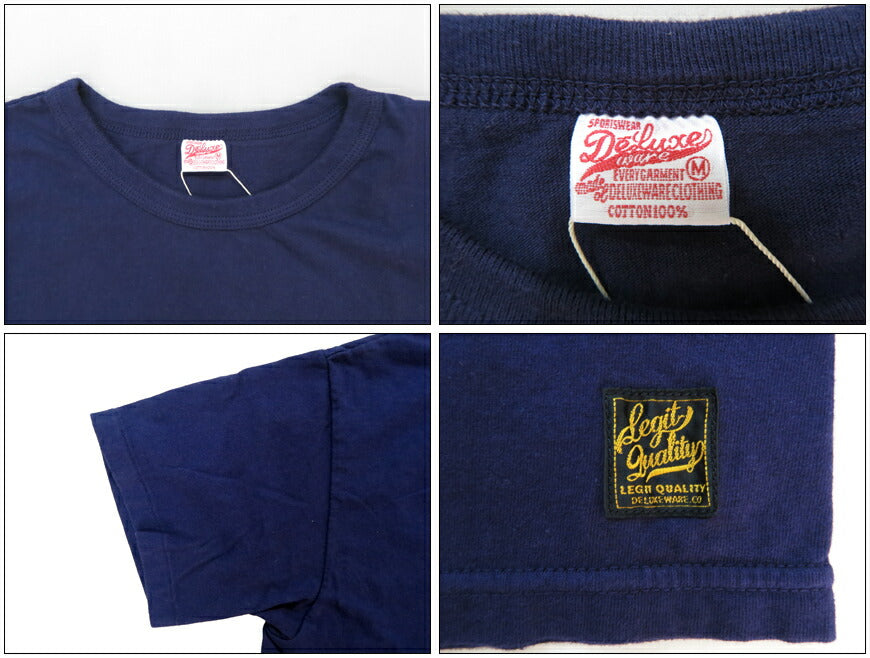 デラックスウェア DELUXEWARE 半袖 Tシャツ 無地  ユニオンスペシャル MTシリーズ MTS-00【2025年春夏新作】