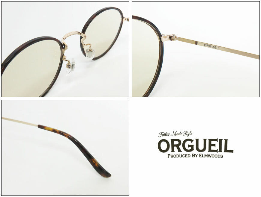 ORGUEIL オルゲイユ サングラス ラウンド型 色付きレンズ Sunglasses 眼鏡 OR-7370【2026年春夏新作】