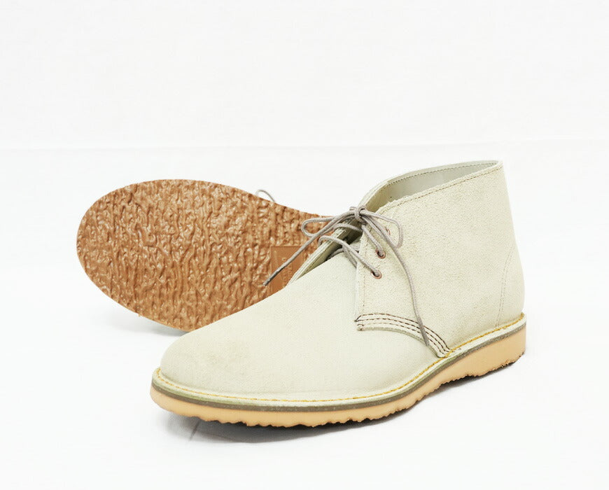 REDWING レッドウィング WEEKENDER CHUKKA チャッカブーツ モハヴェ ホワイトサンド ラフアウト Dワイズ STYLE No.3309 【2025年秋冬新作】
