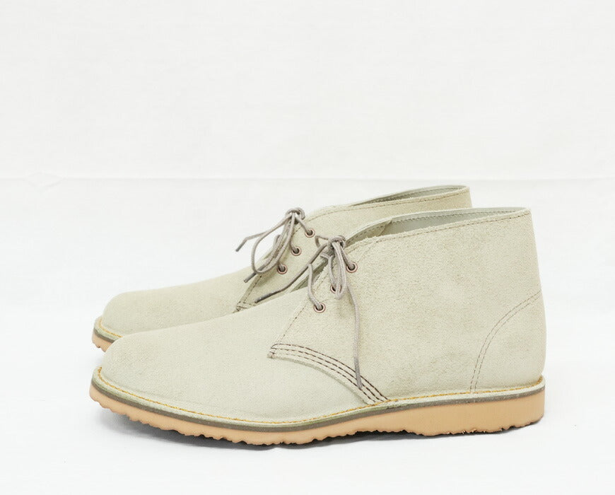 REDWING レッドウィング WEEKENDER CHUKKA チャッカブーツ モハヴェ ホワイトサンド ラフアウト Dワイズ STYLE No.3309 【2025年秋冬新作】