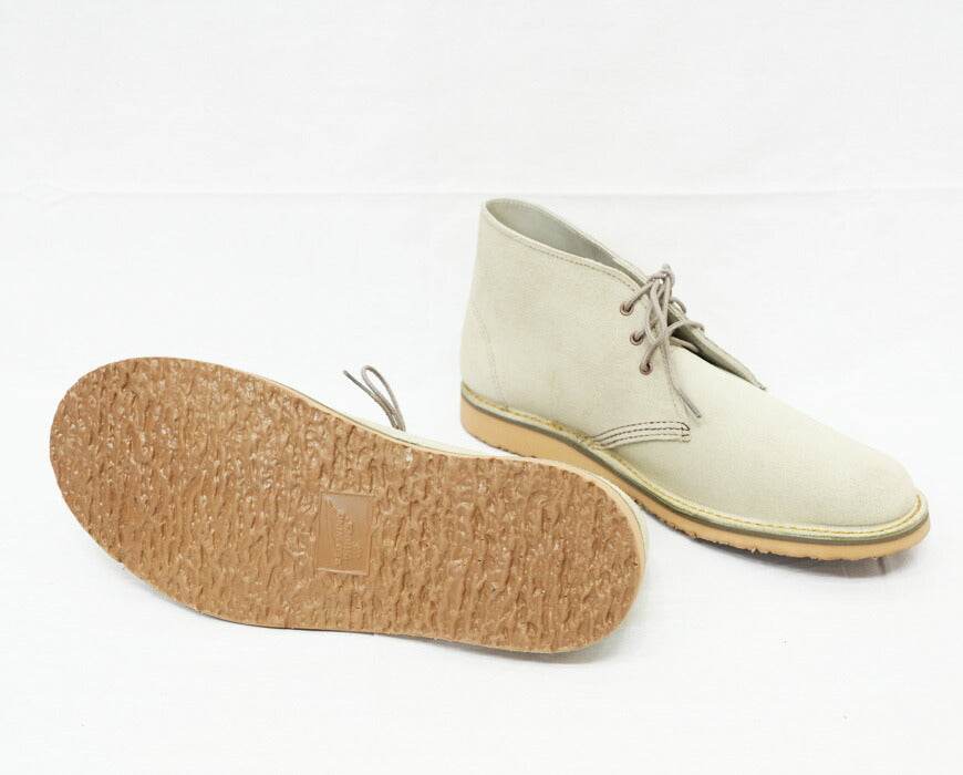 REDWING レッドウィング WEEKENDER CHUKKA チャッカブーツ モハヴェ ホワイトサンド ラフアウト Dワイズ STYLE No.3309 【2025年秋冬新作】
