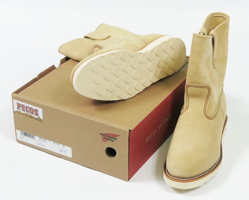 REDWING レッドウィング ペコスブーツ 9" PECOS ホーソーン「アビリーン」ラフアウト Style No.8168 【2025年秋冬新作】