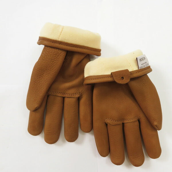 REDWING レッドウィング グローブ 手袋 ナツメグバックスキン 鹿革 裏地付き Gloves Lined Nutmeg Buckskin 95230 【2024-25年秋冬新作】