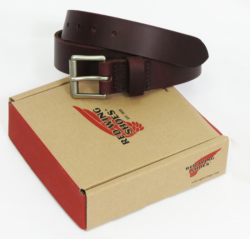 REDWING レッドウィング レザー ベルト 38mm幅 ブラックチェリーエクスカリバー S.B.FOOT社レザー rw97695 【2024-25年秋冬新作】