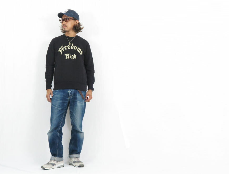 デラックスウェア DELUXEWARE フラットシーマ クルーネック スウェット FREEDOMS ユニオンスペシャル S101-46 【2025年秋冬新作】