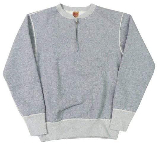 デラックスウェア DELUXEWARE ハーフジップ スウェット 無地 ユニオンスペシャル S105-00 【2024-25年秋冬新作】