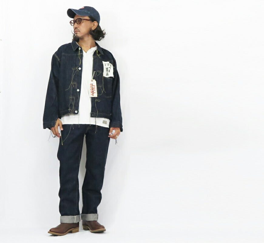 フルカウント FULLCOUNT S2107-24 大戦モデル デニムジャケット 1stモデル ブラウンコットン 13.7oz ジンバブエワイルドコットン 【2024-25年秋冬新作】