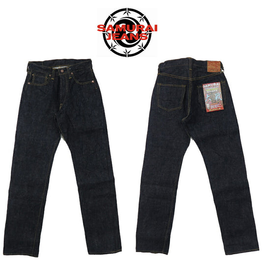 サムライジーンズ SAMURAI JEANS ジーンズ S3100VX 17oz零+セルビッチデニム 大戦 ワイドストレート ワンウォッシュ ジーパン 【2024-25年秋冬新作】