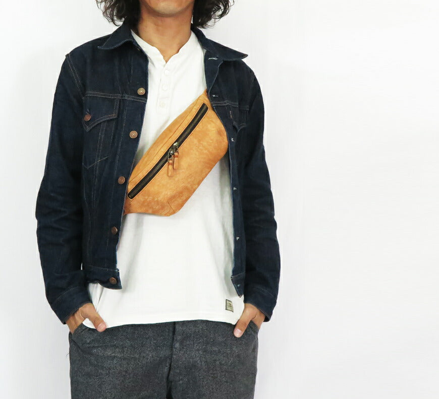 ART BROWN アートブラウン イタリアンレザー セルバッジョ ボディ バッグ 革 SAC00045AB 【2024-25年秋冬新作】