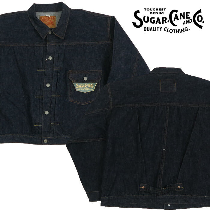 SUGAR CANE シュガーケーン 13oz デニム ジャケット 1936モデル サイズ46-48 Tバック仕様 ファーストタイプ 1st ジージャン Gジャン SC11936T 【2025年秋冬新作】