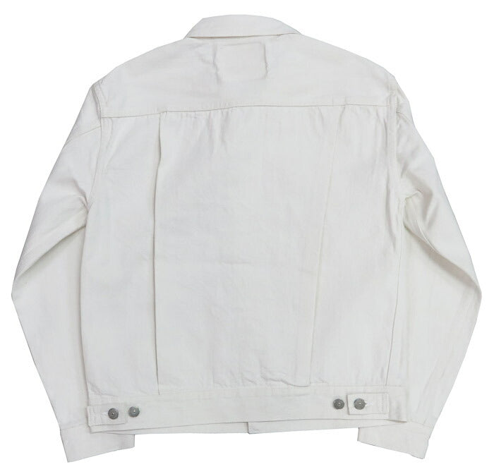 SUGAR CANE シュガーケーン 13oz ホワイト デニム ジャケット ワンウォッシュ 1953モデル 2nd(セカンド) ジージャン Gジャン 13oz WHITE DENIM JACKET 1953 MODEL SC15720 【2025年春夏新作】