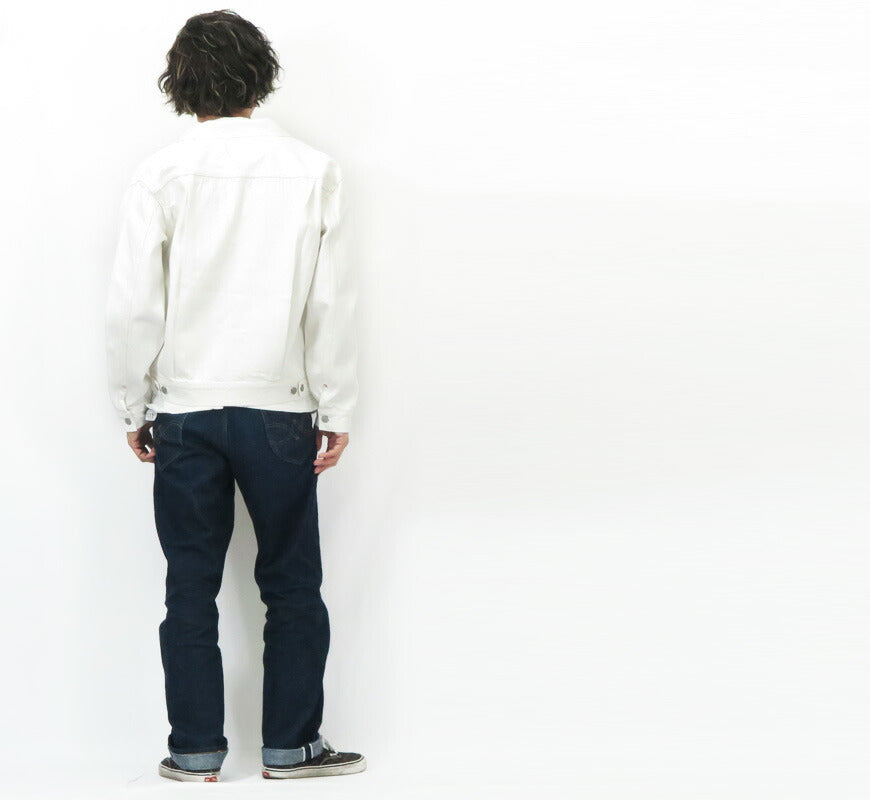 SUGAR CANE シュガーケーン 13oz ホワイト デニム ジャケット ワンウォッシュ 1953モデル 2nd(セカンド) ジージャン Gジャン 13oz WHITE DENIM JACKET 1953 MODEL SC15720 【2025年春夏新作】