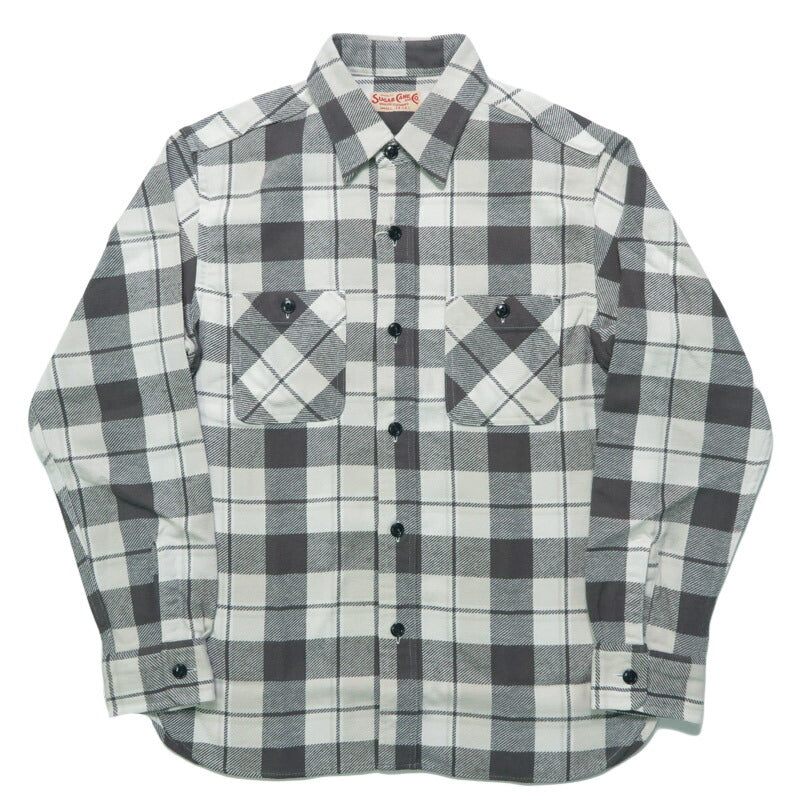 シュガーケーン SUGAR CANE 長袖 ツイルチェックワークシャツ  TWILL CHECK WORK SHIRT SC29558 【2025年秋冬新作】