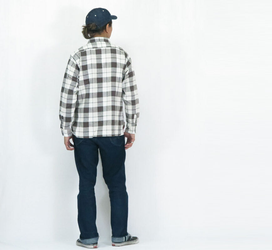 シュガーケーン SUGAR CANE 長袖 ツイルチェックワークシャツ  TWILL CHECK WORK SHIRT SC29558 【2025年秋冬新作】