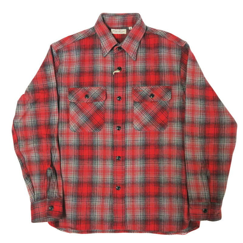シュガーケーンSUGARCANE長袖ワークシャツヘリンボーンツイルチェックFICTIONROMANCEHERRINGBONETWILLCHECKWORKSHIRTSC29584【2025年秋冬新作】