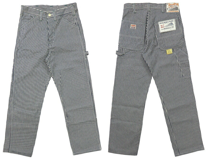 SUGAR CANE シュガーケーン 11oz ヒッコリーストライプ ワークパンツ SC42496 【2024-25年秋冬新作】