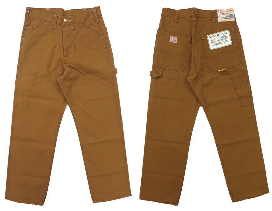 SUGAR CANE シュガーケーン 13oz ブラウンダック ワークパンツ SC42497 【2024-25年秋冬新作】