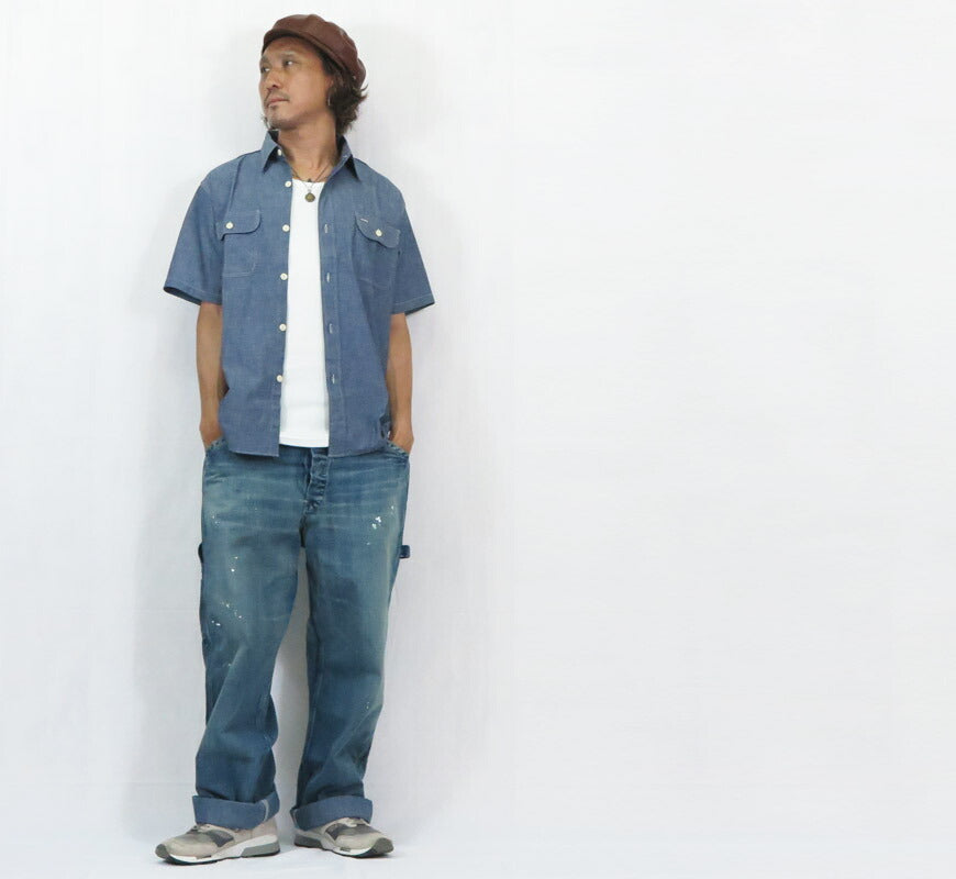 SUGAR CANE シュガーケーン 11oz. ブルーデニム ワークパンツ ユーズド加工 AGED MODEL SC42549 【2025年春夏新作】