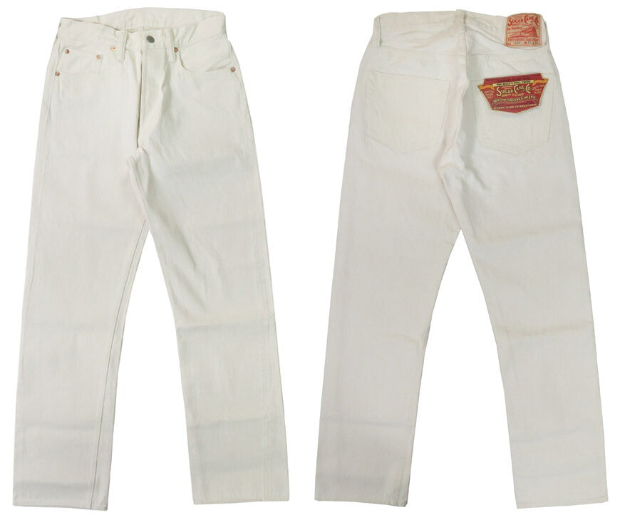 SUGAR CANE シュガーケーン 13oz ホワイト デニム レギュラーストレート ジーンズ 1947MODEL SC42560 【2025年春夏新作】