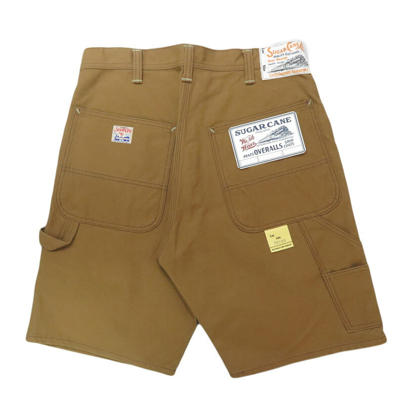 SUGAR CANE シュガーケーン ワーク ショートパンツ 13oz ブラウンダックワークショーツ SC52567 【2025年春夏新作】
