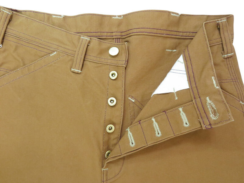 SUGAR CANE シュガーケーン ワーク ショートパンツ 13oz ブラウンダックワークショーツ SC52567 【2025年春夏新作】
