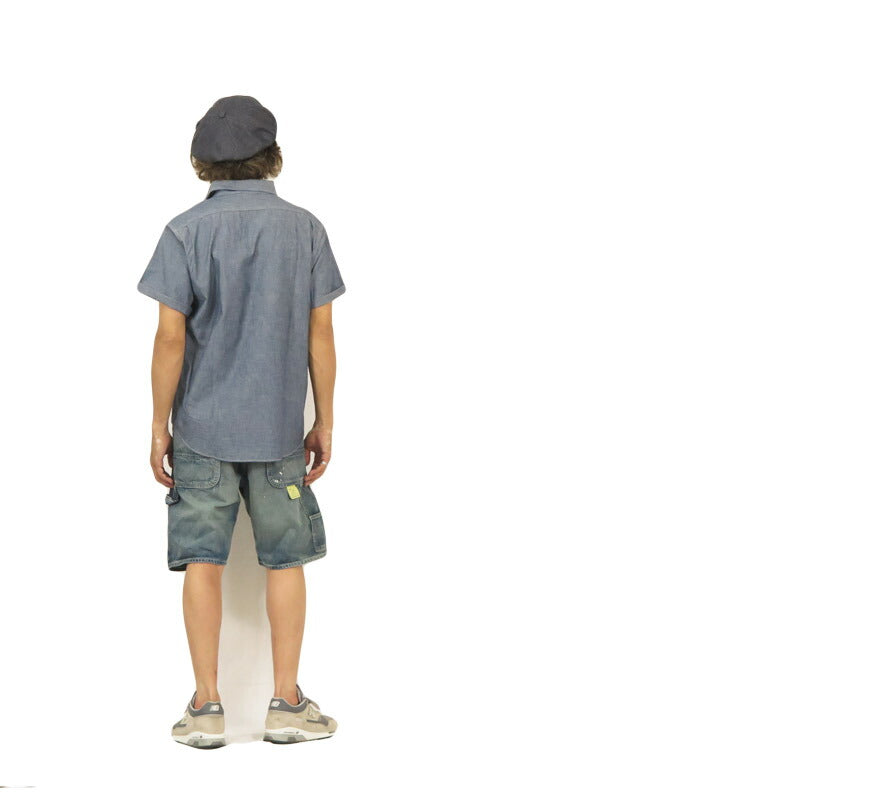 SUGAR CANE シュガーケーン 11oz. ブルーデニム ワークショーツ ユーズド加工 AGED MODEL ショートパンツ ハーフパンツ SC52568 【2025年春夏新作】