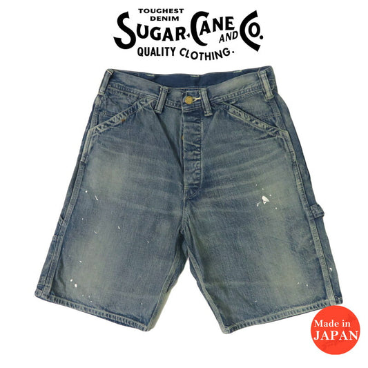 SUGAR CANE シュガーケーン 11oz. ブルーデニムワークショーツ AGED MODEL SC52568 【2025年春夏新作】