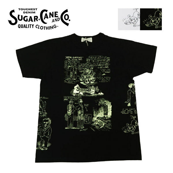 シュガーケーン SUGAR CANE 半袖 Tシャツ 1920's CARTOON AMONG OURSELVES Made in U.S.A SC79584【2025年春夏新作】