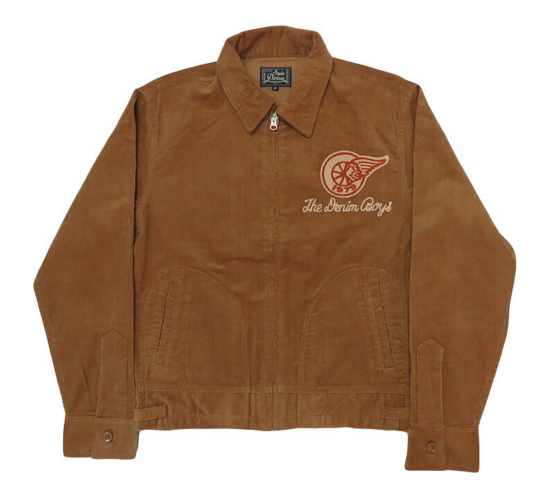ダルチザン ステュディオ・ダ・ルチザン STUDIO D'ARTISAN ステッチ刺繍 コーデュロイ ジャケット SD4625【2025年秋冬新作】