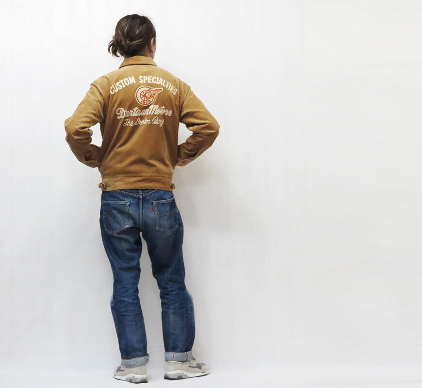 ダルチザン ステュディオ・ダ・ルチザン STUDIO D'ARTISAN ステッチ刺繍 コーデュロイ ジャケット SD4625【2025年秋冬新作】