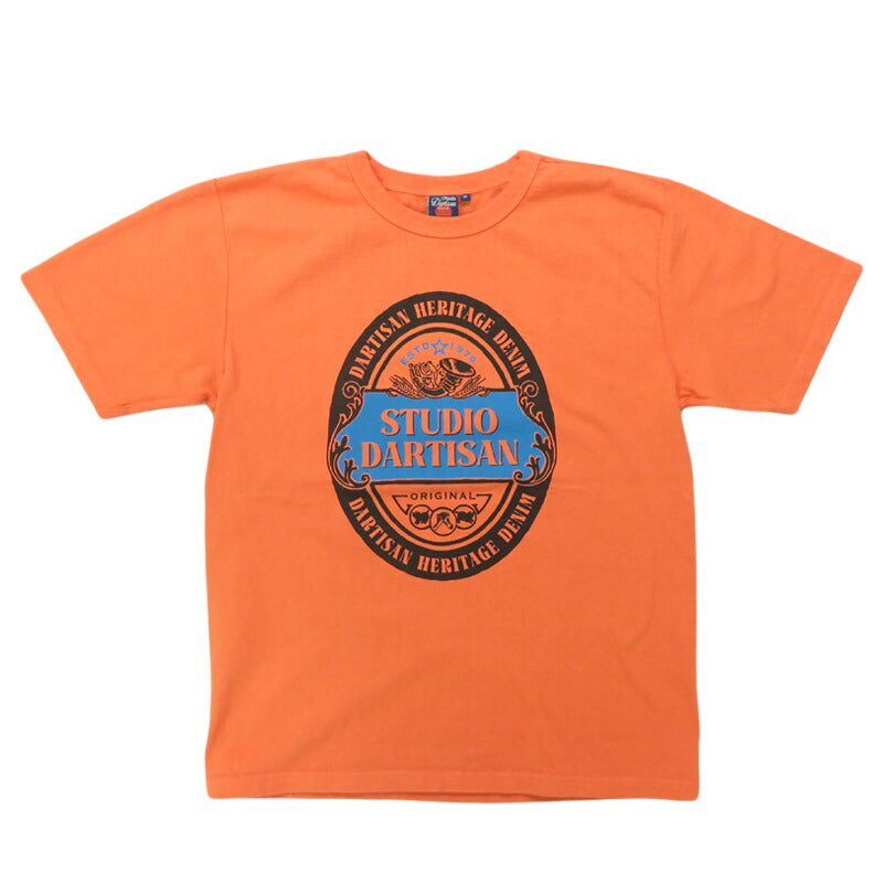 ダルチザン ステュディオ・ダ・ルチザン STUDIO D'ARTISAN 半袖 吊り編み プリント Tシャツ 8179B 【2025年春夏新作】