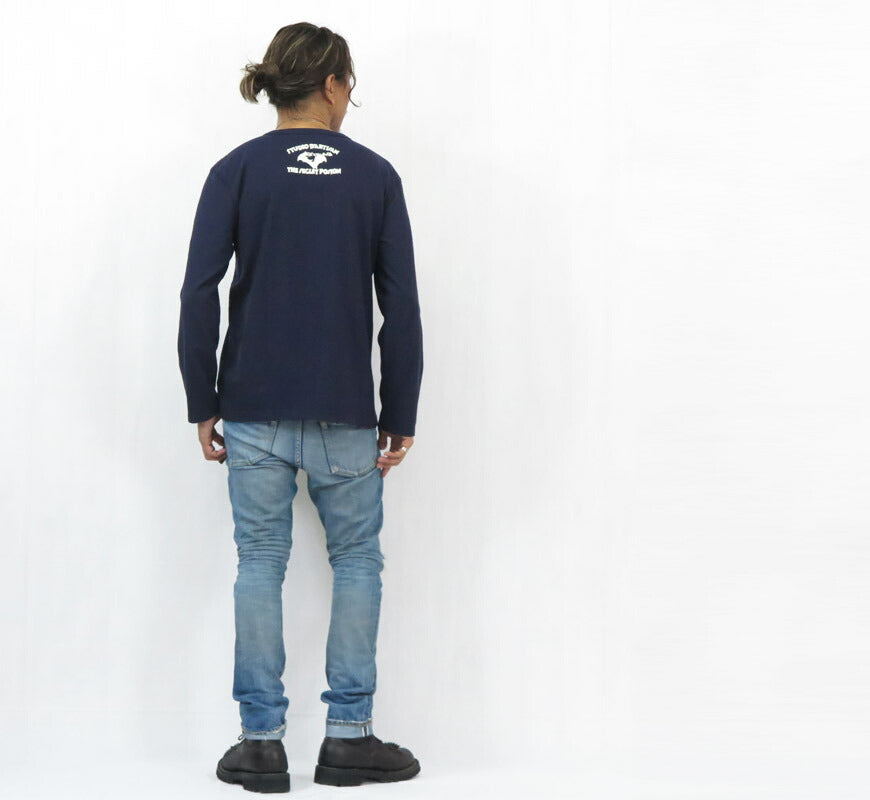 ダルチザン ステュディオ・ダ・ルチザン STUDIO D'ARTISAN 長袖 プリント Tシャツ "THE SECLET POSION" 8195B【2025年秋冬新作】