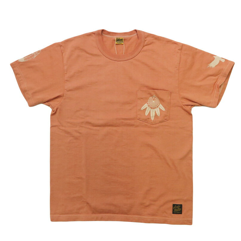 デラックスウェア DELUXEWARE 半袖 Tシャツ NATIVE MAZE 厚手 10.5oz吊天竺 ユニオンスペシャル SDTS-2602【2026年春夏新作】