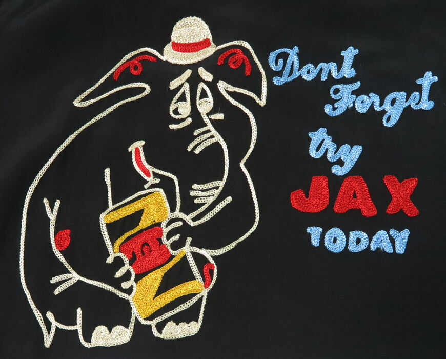 Style Eyes スタイルアイズ 半袖 ボウリングシャツ JAX BEER ボーリング オープンカラー 刺繍 レーヨン SE39458 【2025年春夏新作】