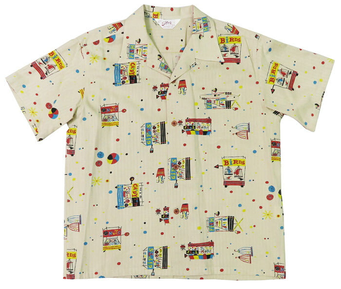 STAR OF HOLLYWOOD スターオブハリウッド 半袖 ドビーコットン オープンカラー シャツ STREET STALL アロハシャツ ハワイアンシャツ SH39497 【2025年春夏新作】