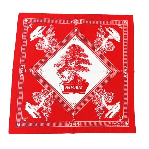 サムライジーンズ SAMURAI JEANS バンダナ 盆栽 五葉松 BANDANA SJ-BANDANA-01【2025年春夏新作】