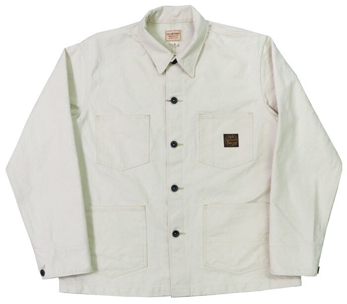 SUN SURF サンサーフ SAILOR MOKU PRODUCTS 10oz. コットンダック ホワイト ワークジャケット カバーオール SM15689 【2025年春夏新作】