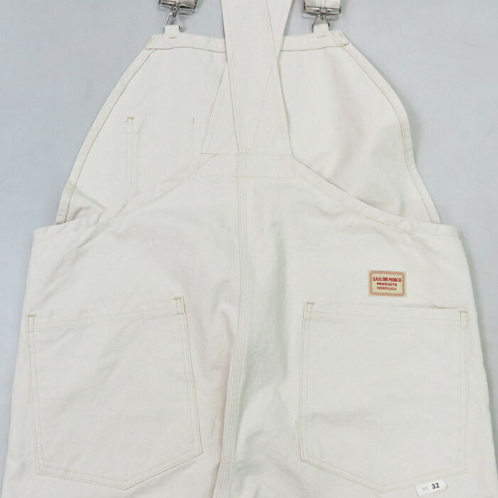 SUN SURF サンサーフ SAILOR MOKU PRODUCTS 10oz. コットンダック ホワイト オーバーオール SM42523 【2025年春夏新作】