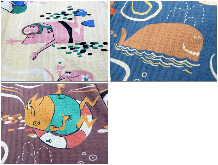 サンサーフ SUN SURF ショーツ ハーフパンツ DOBBY COTTON SHORTS “OCEAN ACTIVITIES” by 柳原良平 with MOOKIE SS52570