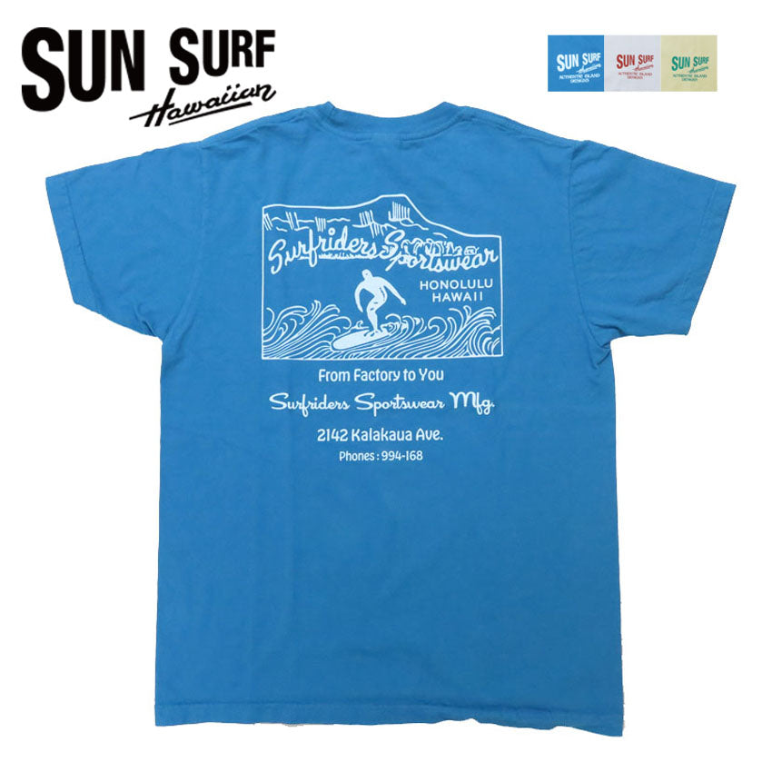 サンサーフ SUN SURF 半袖 Tシャツ Surfriders Sports wear SS79550【2025年春夏新作】