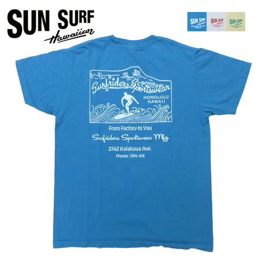 サンサーフ SUN SURF 半袖 Tシャツ Surfriders Sports wear SS79550【2025年春夏新作】