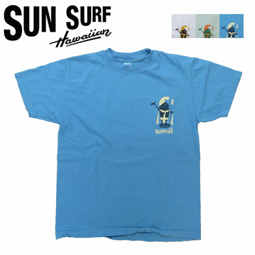 サンサーフ SUN SURF 半袖 Tシャツ “HAWAII” by 柳原良平 with MOOKIE SS79568【2025年春夏新作】