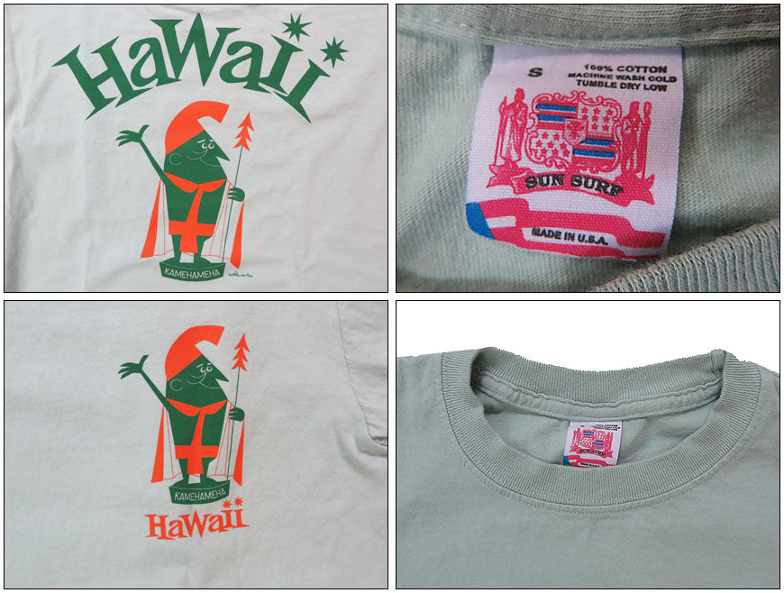 サンサーフ SUN SURF 半袖 Tシャツ “HAWAII” by 柳原良平 with MOOKIE SS79568【2025年春夏新作】