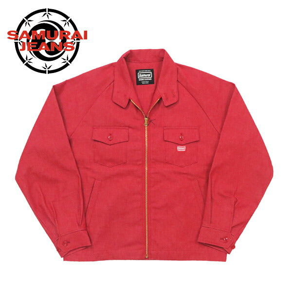 サムライジーンズ SAMURAI JEANS SWCJK25 刺繍入りスイングトップ デニム ジャケット 【2025年秋冬新作】 サムライジーンズ SAMURAI JEANS SWCJK25 刺繍入りスイングトップ