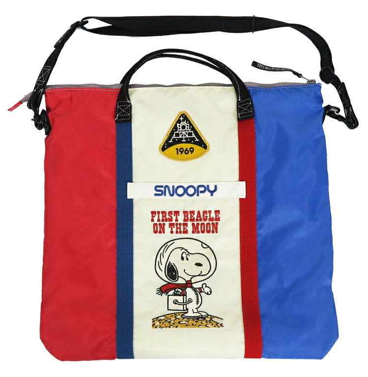トイズマッコイ TOYS McCOY ナイロン ヘルメットバッグ SNOOPY スヌーピー FIRST BEAGLE ON THE MOON TMA2411 【2024-25年秋冬新作】