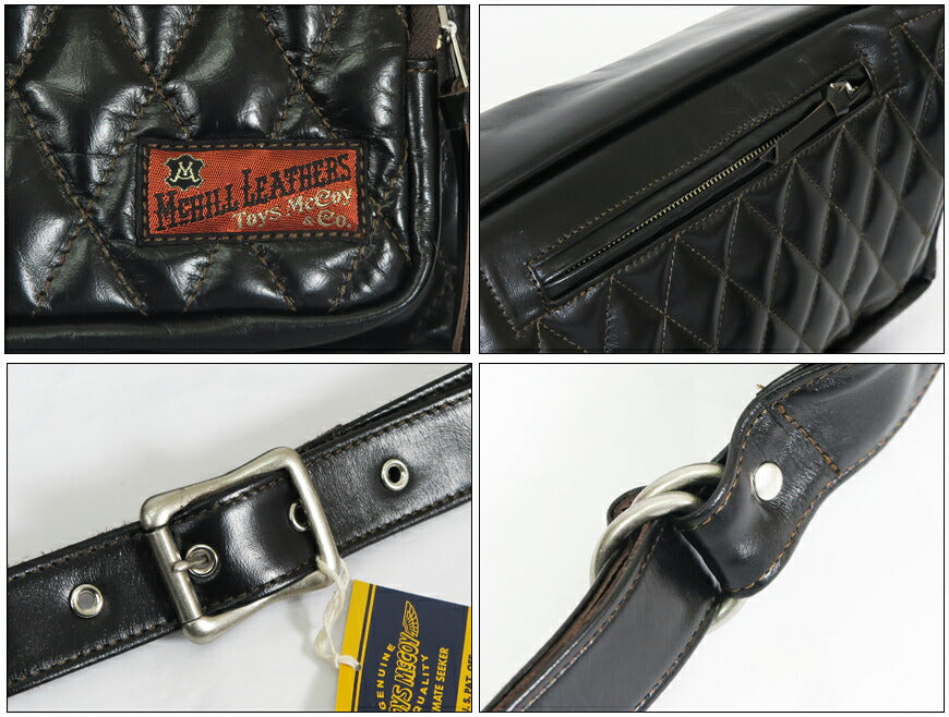 トイズマッコイ TOYS McCOY デュアル ブレイド ホースハイド ボディバッグ マックス 馬革 レザー DUAL BLADE BAG MAX TMA2421 【2024-25年秋冬新作】