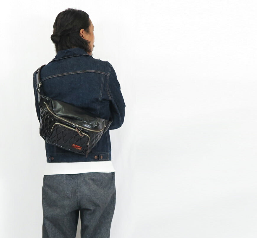トイズマッコイ TOYS McCOY デュアル ブレイド ホースハイド ボディバッグ マックス 馬革 レザー DUAL BLADE BAG MAX TMA2421 【2024-25年秋冬新作】