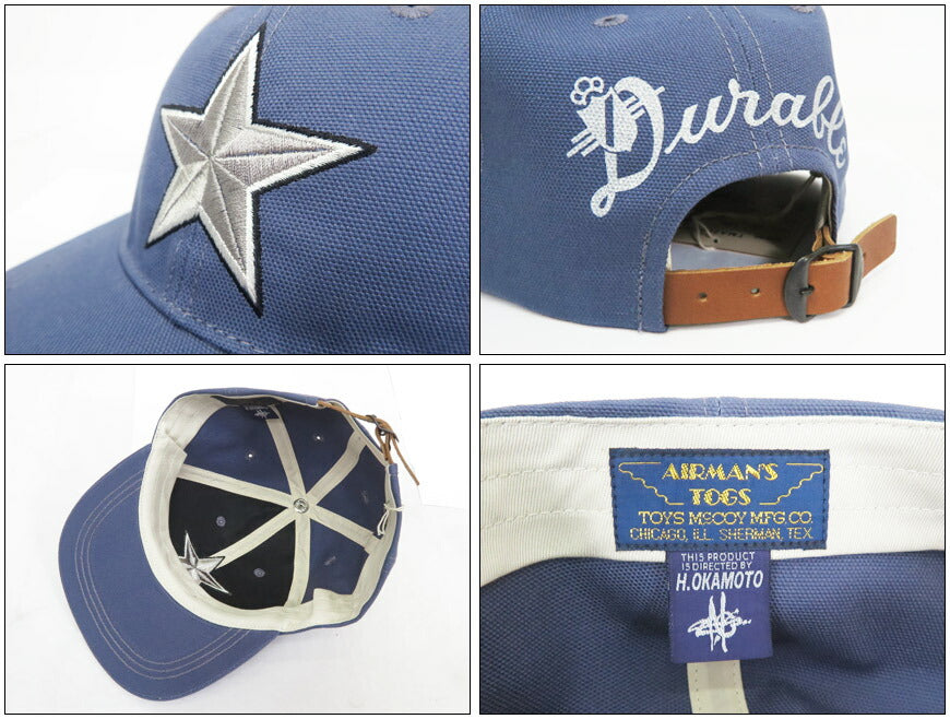 トイズマッコイ TOYS McCOY DURABLE ONE STAR コットン キャップ 帽子 星 COTTON CAP TMA2504【2025年春夏新作】