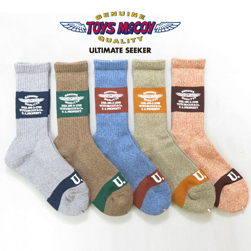 トイズマッコイTOYSMcCOY ソックス CUSHON SOLE SOCKS "TOYS McCOY & CO" TMA2517【2025年春夏新作】